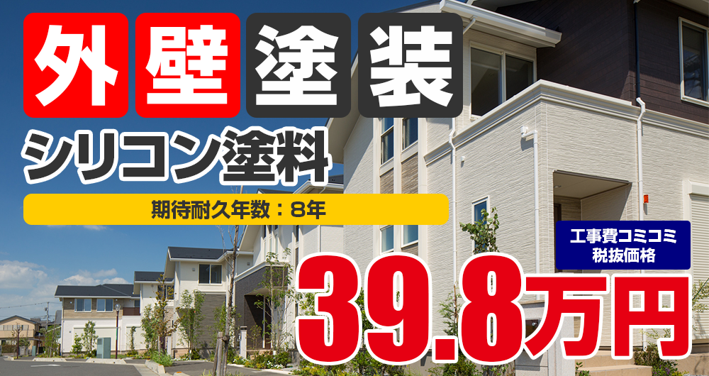 シリコン塗料 税込43.8万円